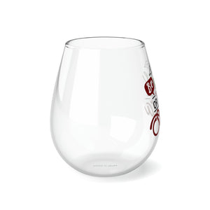 Be Nice Or - Stemless Wine Glass, 11.75oz