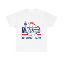 Load image into Gallery viewer, Harris 2024 Let&#39;s Finish The Job - Unisex Heavy Cotton Tee
