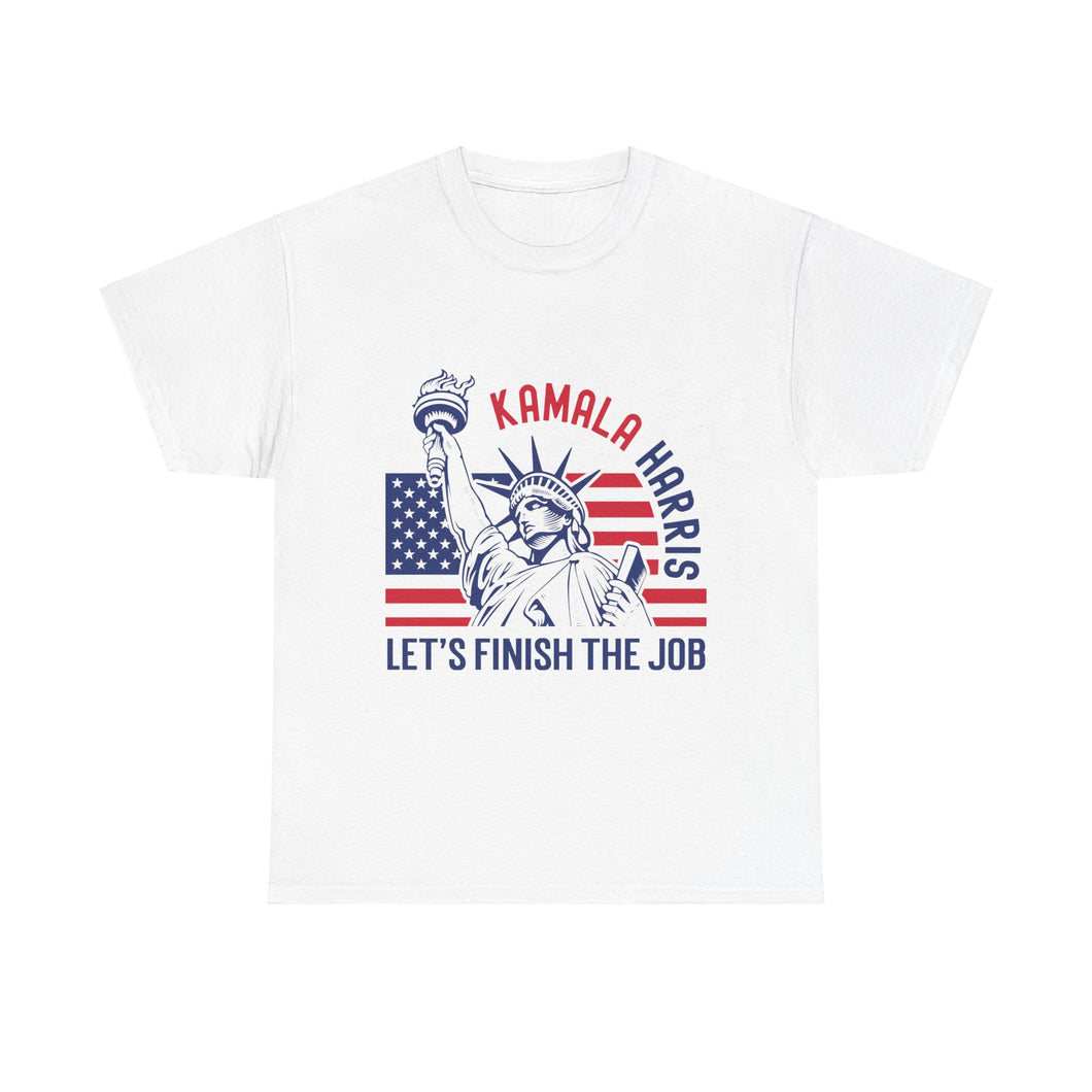 Harris 2024 Let's Finish The Job - Unisex Heavy Cotton Tee