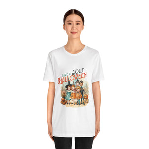 Have A Jolly Halloween - Vintage Unisex Jersey Short Sleeve Tee