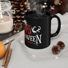 Load image into Gallery viewer, Happy Halloween - 11oz Black Mug
