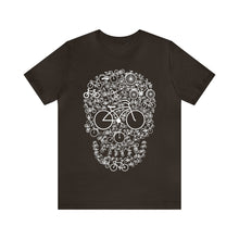 Load image into Gallery viewer, Bicycle Skull - Unisex Jersey Short Sleeve Tee
