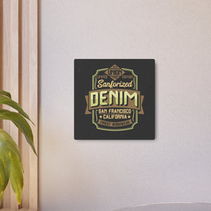 Union Denium- Metal Art Sign