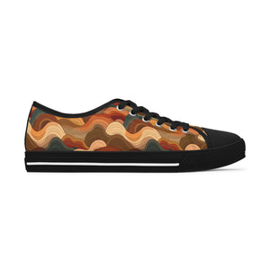 Earth Tones Ver 2 - Women's Low Top Sneakers