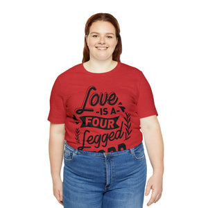 Love Is A - Unisex Jersey Short Sleeve Tee