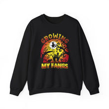 Load image into Gallery viewer, Growing My Fangs - Unisex Heavy Blend™ Crewneck Sweatshirt
