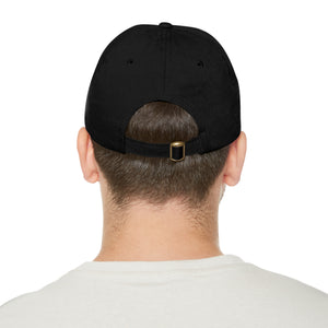 American Patriot - Dad Hat with Leather Patch (Rectangle)