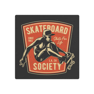 Skateboard Society - Metal Art Sign