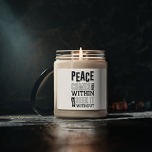 Load image into Gallery viewer, Peace Come From - Scented Soy Candle, 9oz
