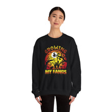 Load image into Gallery viewer, Growing My Fangs - Unisex Heavy Blend™ Crewneck Sweatshirt
