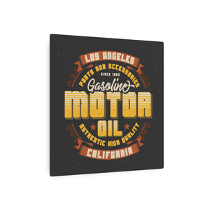 Gasoline Motor Oil - Metal Art Sign