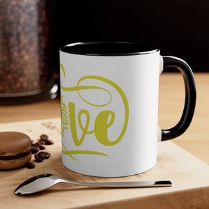 Love - Accent Coffee Mug, 11oz