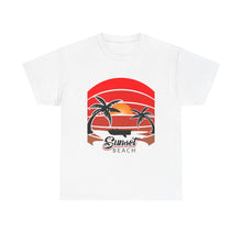 Load image into Gallery viewer, Sunset Beach - Unisex Heavy Cotton Tee
