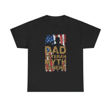 Load image into Gallery viewer, Dad Veteran - Unisex Heavy Cotton Tee
