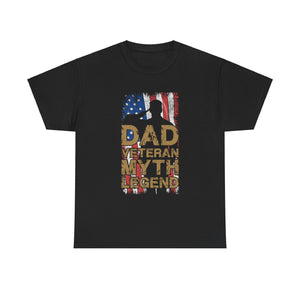 Dad Veteran - Unisex Heavy Cotton Tee