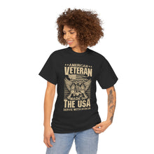 Load image into Gallery viewer, American Veteran - Unisex Heavy Cotton Tee
