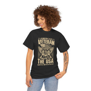 American Veteran - Unisex Heavy Cotton Tee