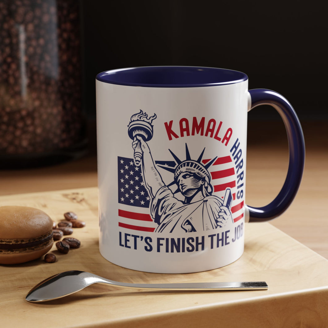 Let's Finish The Job - Accent Coffee Mug (11, 15oz)