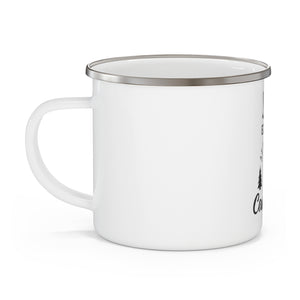 Life Is Better By The Campfire - Enamel Camping Mug