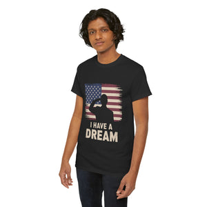 I Have A Dream (Flag) - Unisex Heavy Cotton Tee