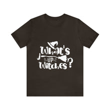 Load image into Gallery viewer, What&#39;s Up Witches - Unisex Jersey Short Sleeve Tee
