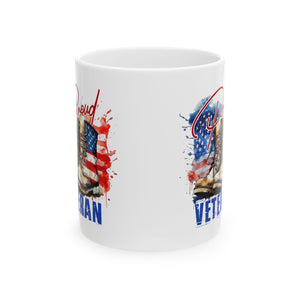 Proud Veteran - Ceramic Mug, (11oz, 15oz)