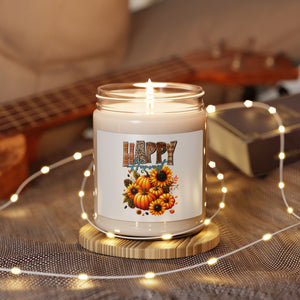 Happy Harvest Flowers - Scented Soy Candle, 9oz