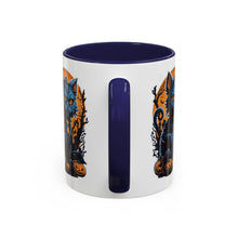 Load image into Gallery viewer, Halloween Cat (1) - Accent Coffee Mug (11, 15oz)
