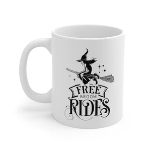 Free Broom Rides - Ceramic Mug 11oz