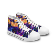 Load image into Gallery viewer, Pastel Halloween Pumpkins - Women&#39;s High Top Sneakers
