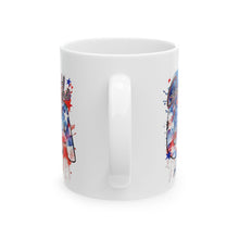 Load image into Gallery viewer, God Bless The USA (Flag) - Ceramic Mug, (11oz, 15oz)
