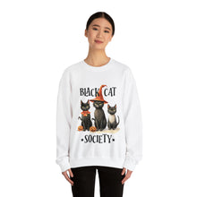 Load image into Gallery viewer, Black Cat Society - Vintage Unisex Heavy Blend™ Crewneck Sweatshirt
