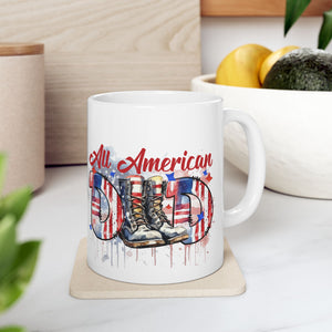 All American Dad - Ceramic Mug, (11oz, 15oz)