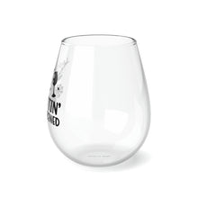 Load image into Gallery viewer, Getting Blitzened - Stemless Wine Glass, 11.75oz
