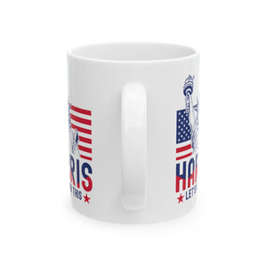 Harris Lets Win This - Ceramic Mug, (11oz, 15oz)