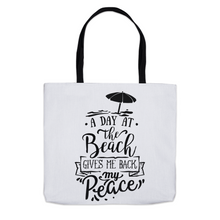 Load image into Gallery viewer, A Day At The Beach - Tote Bags
