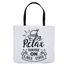 Load image into Gallery viewer, Relax Lake Time - Tote Bags

