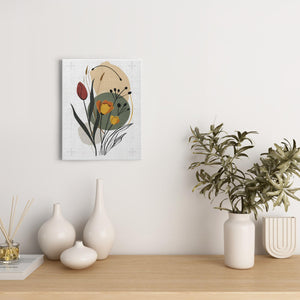 Minimalist Flower Line Art (1) - Canvas Wraps