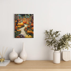 Whimsical Pumpkin Patch - Canvas Wraps