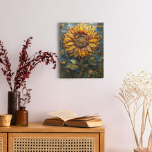 Load image into Gallery viewer, Stained Glass Inspired Sunflowers (5) - Canvas Wraps
