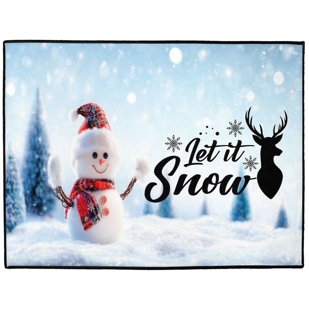Let It Snow Christmas Inspired - Indoor/Outdoor Floor Mats