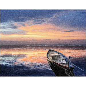 Boat On The Ocean - Professional Prints