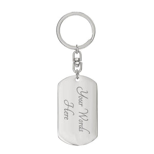 Land Of The Free - Military Inspired Keychain