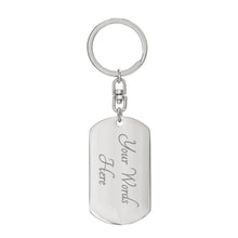 Load image into Gallery viewer, Navy Veteran - Military Inspired Keychain

