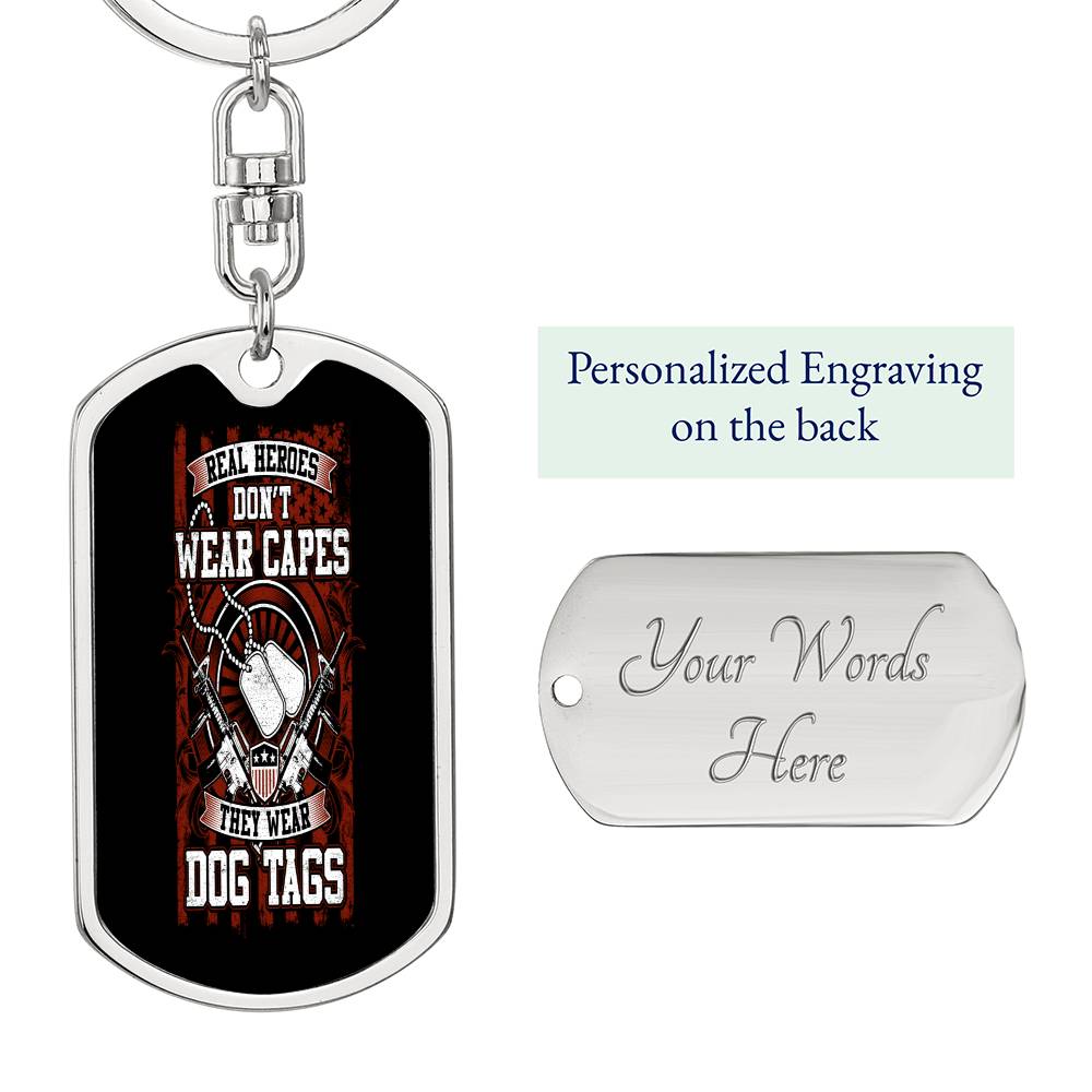 Real Heroes - Military Inspired Keychain