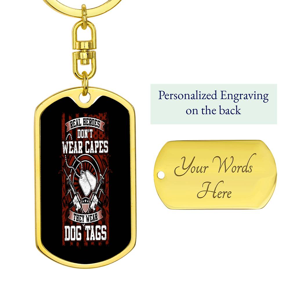 Real Heroes - Military Inspired Keychain