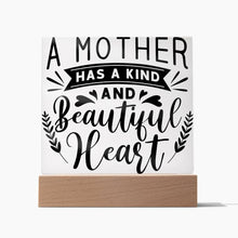 Load image into Gallery viewer, A Mother Has A Kind - Square Acrylic Plaque
