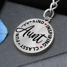 Load image into Gallery viewer, Aunt Kind And Inspiring - Keychain
