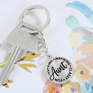 Aunt Kind And Inspiring - Keychain