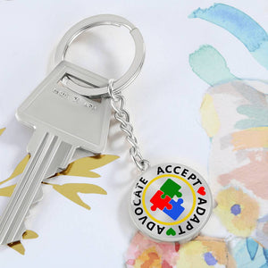 Advocate Accept Adapt - Keychain
